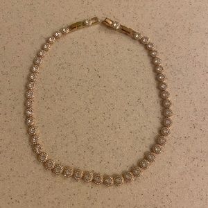 Swarovski angelic rose gold necklace with extender